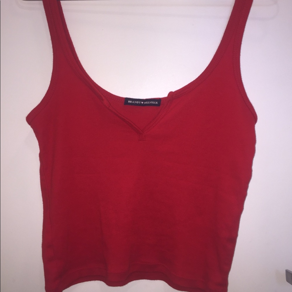 BRANDY MELVILLE GIGI RED TOP